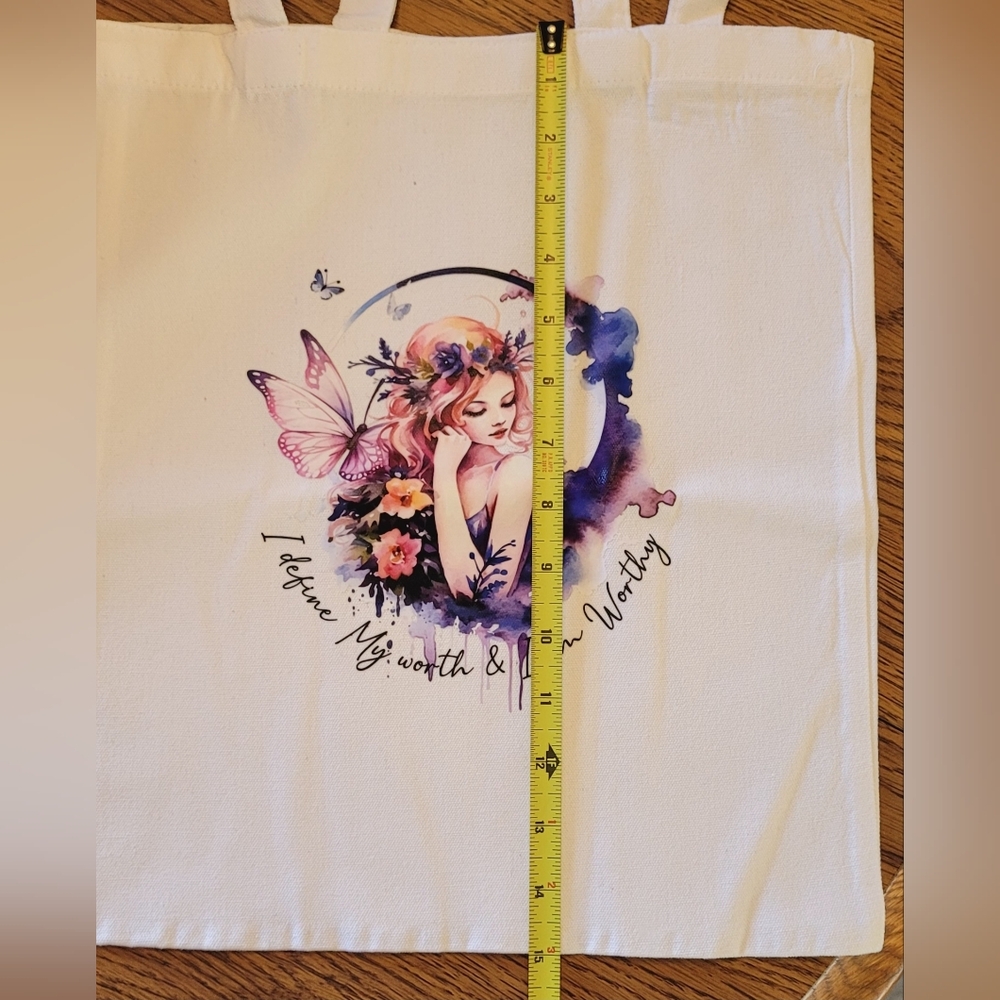 ***3/$12*** Fairy And Butterfly Tote - Picture 3 of 4